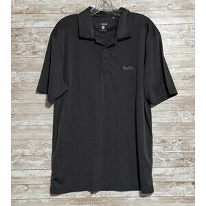 FedEx Gray Golf Polo Shirt by Clique Mens L Gorpcore Perfomance Sportswear